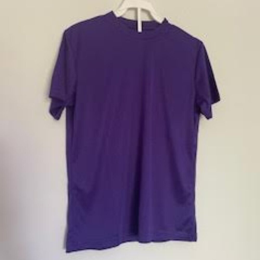 Opna Youth Boys Dri-Fit Athletic T-Shirt – Purple, Size Small